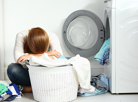 چرا لباسشویی ال جی تخلیه نمی کند؟